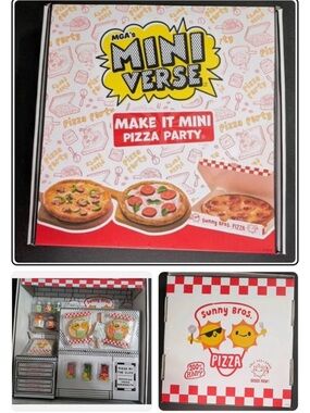 Mini Verse Make It Mini Pizza Party Playset